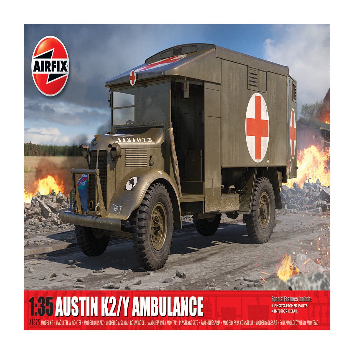 Airfix 1/35th A1375 Austin K2/Y Ambulance