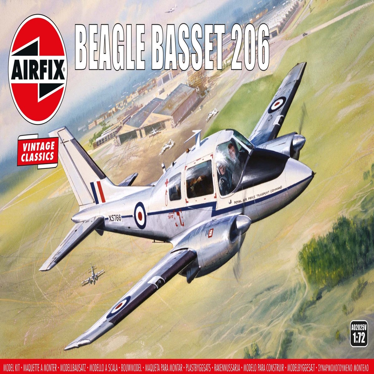 Airfix 1/72nd A02025V Beagle Basset 206 (To Be Discontinued)