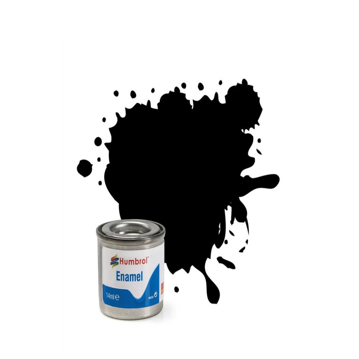 Humbrol 33 - Enamel Matt Black Paint 14ml
