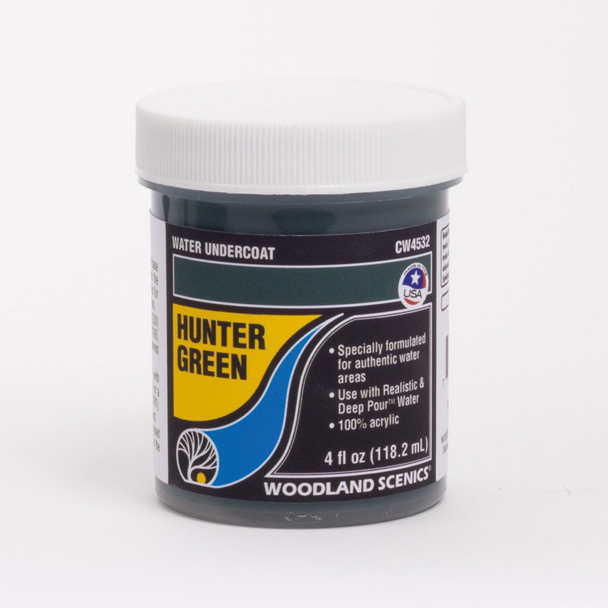 Woodland Scenics Hunter Green Water Undercoat