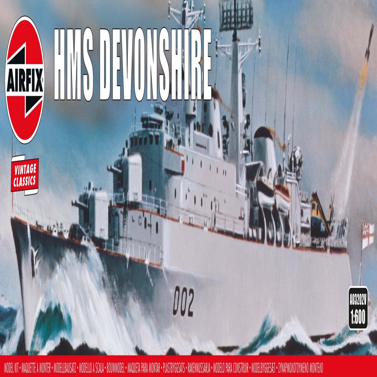 Airfix 1:600 Scale A03202V HMS Devonshire (To Be Discontinued)