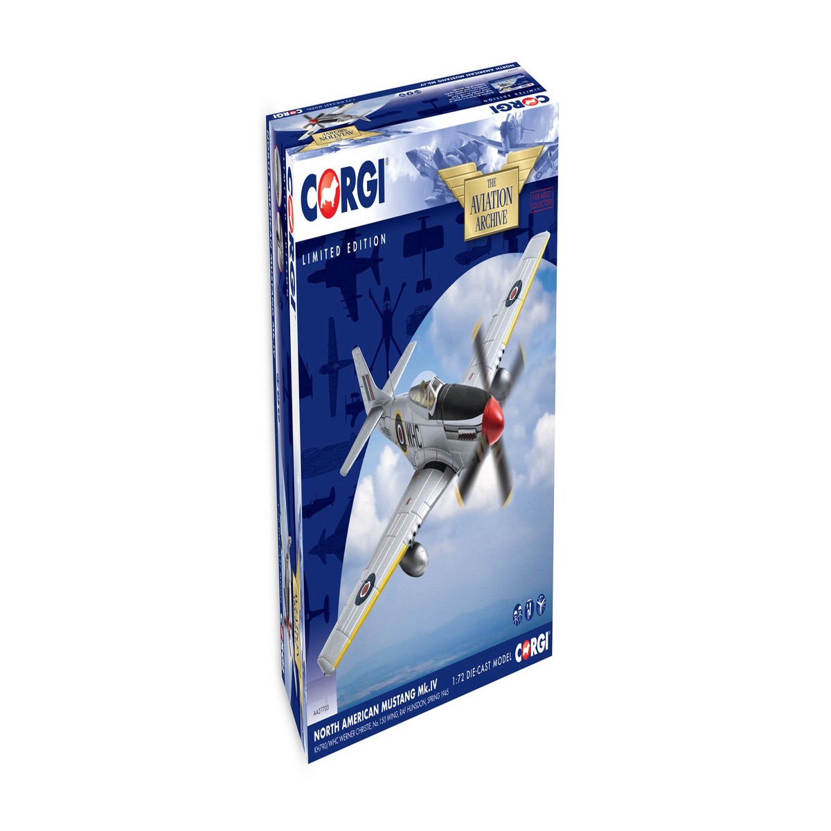 Corgi Aviation Archive AA27703 North American Mustang Mk.IV - KH790/WHC