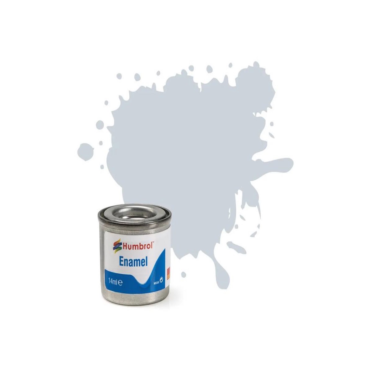 Humbrol 27001 - Enamel Metalcote Matt Aluminium 14ml