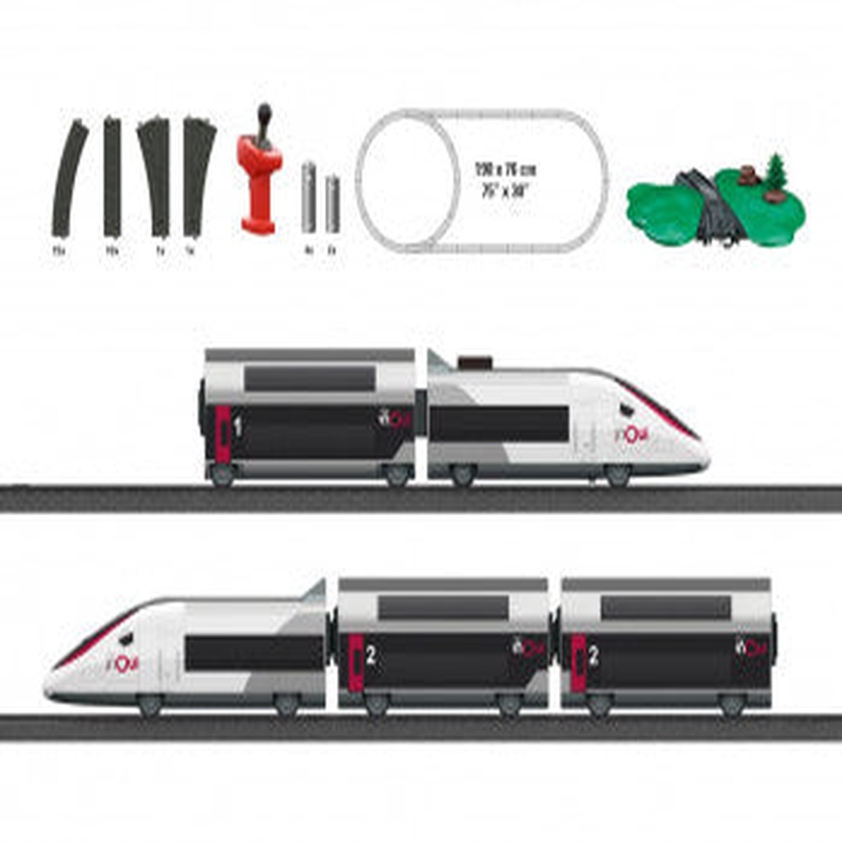 Marklin My World French TGV Duplex Express Train Starter Set