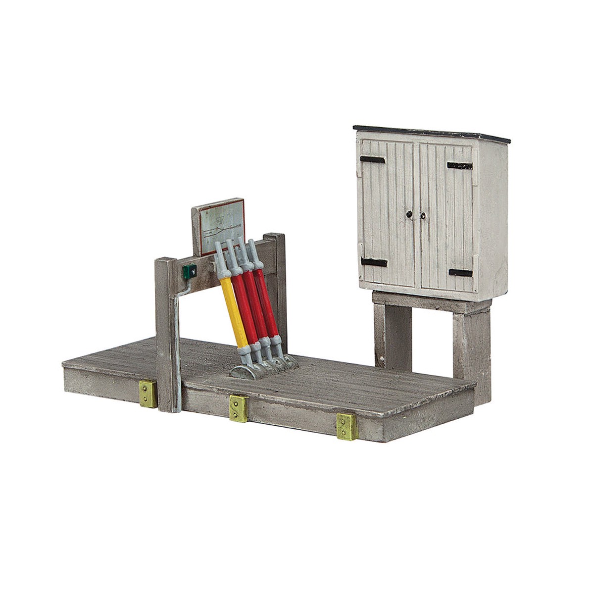 Scenecraft Buildings O Gauge 4 Lever Open Ground Frame