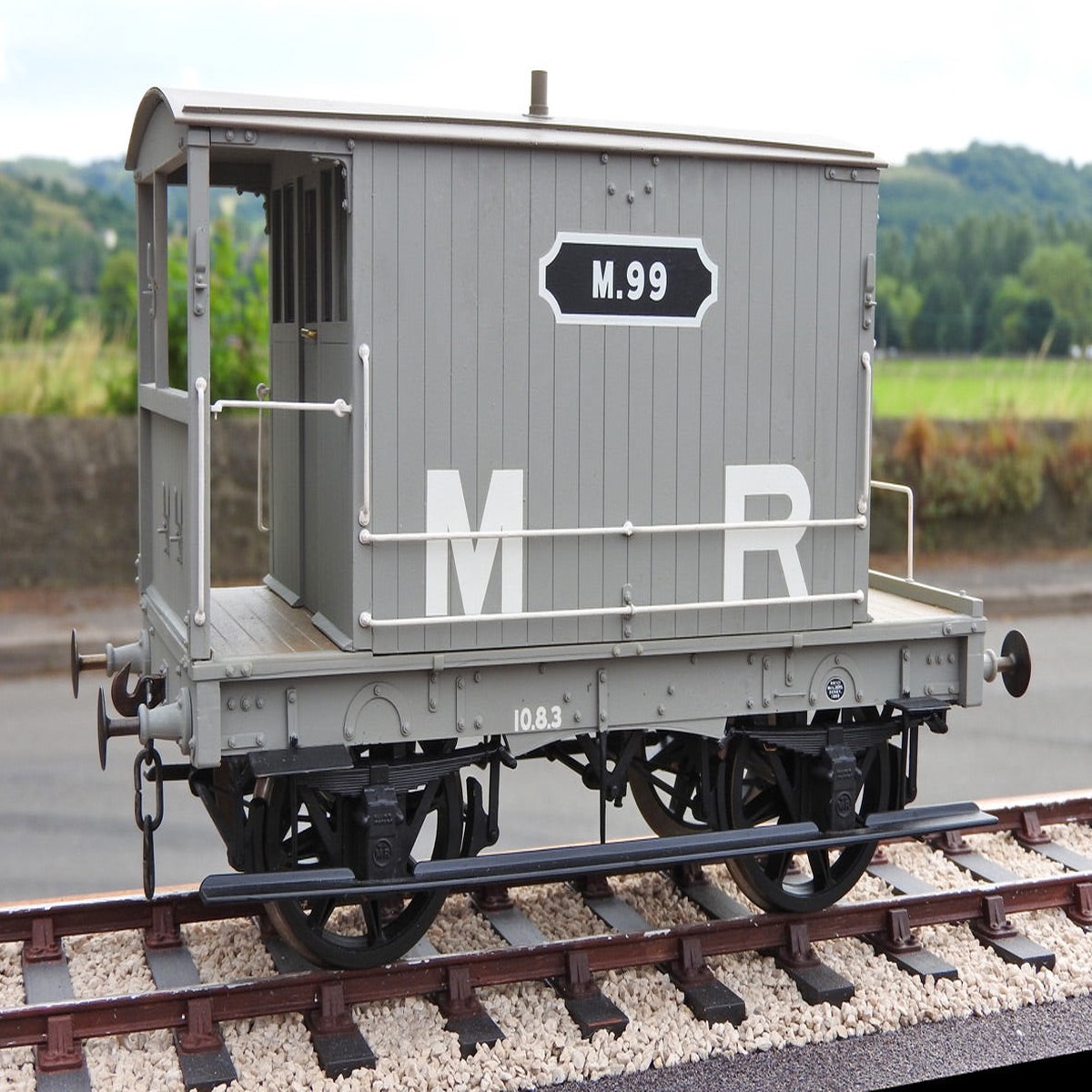 Slaters Gauge 3 Kit Midland Railway 4 wheel 10 Ton Brake Van