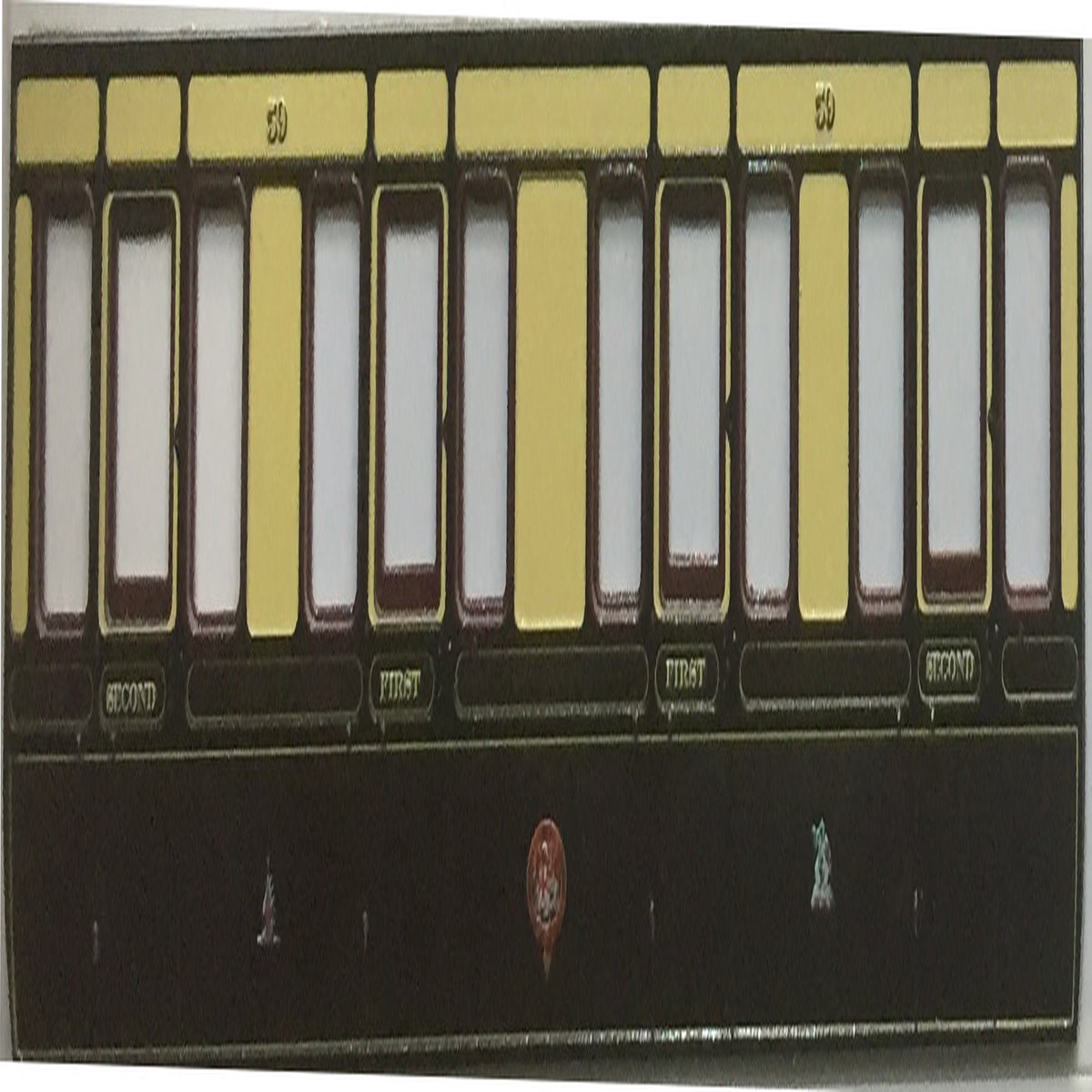 Slaters O Gauge Coach Kit GWR 4 Wheeled 1st /2nd Class Composite (Diagram U4)