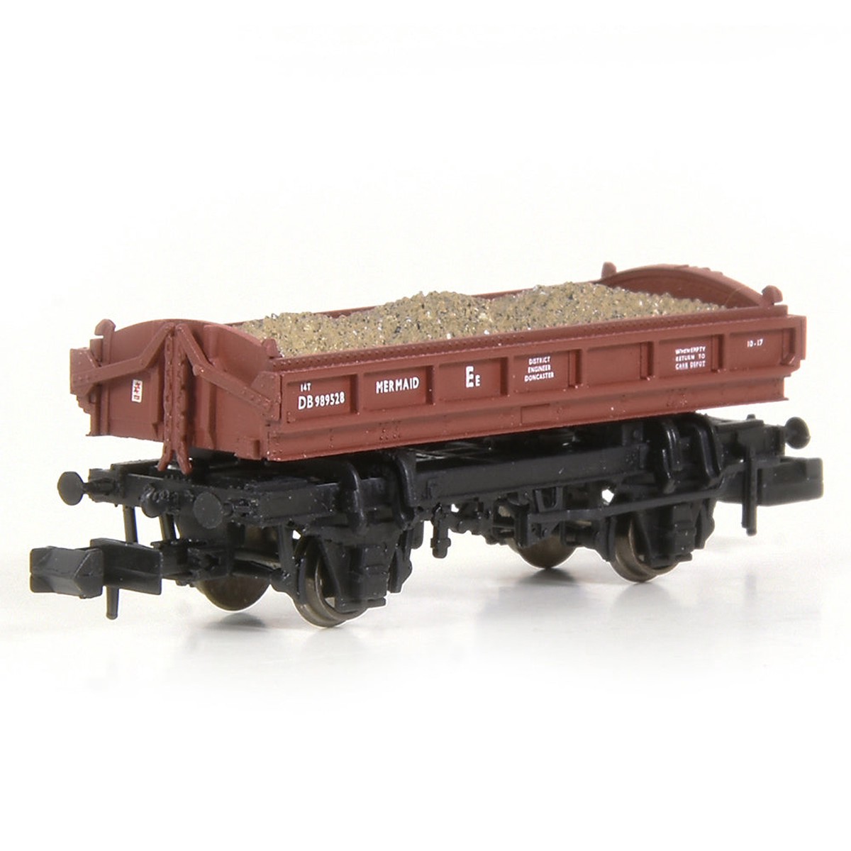 EFE Rail 14T 'Mermaid' Side Tipping Ballast Wagon BR Departmental Gulf Red