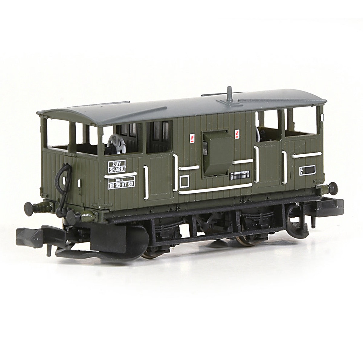 EFE Rail BR 20T 'Shark' Ballast Plough Brake Van BR Departmental Olive Green