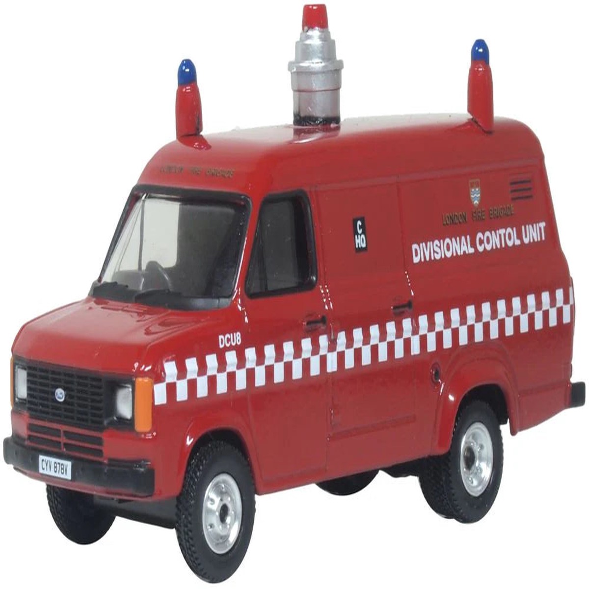 Oxford Diecast Ford Transit MK2 - London Fire Brigade 1:76