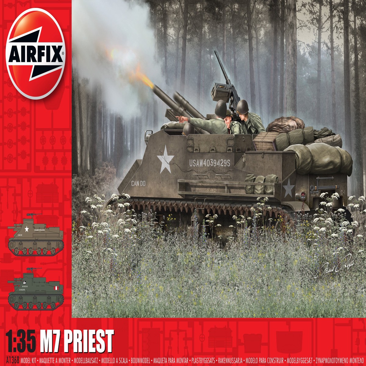 Airfix 1/35th M7 Priest (To Be Discontinued)