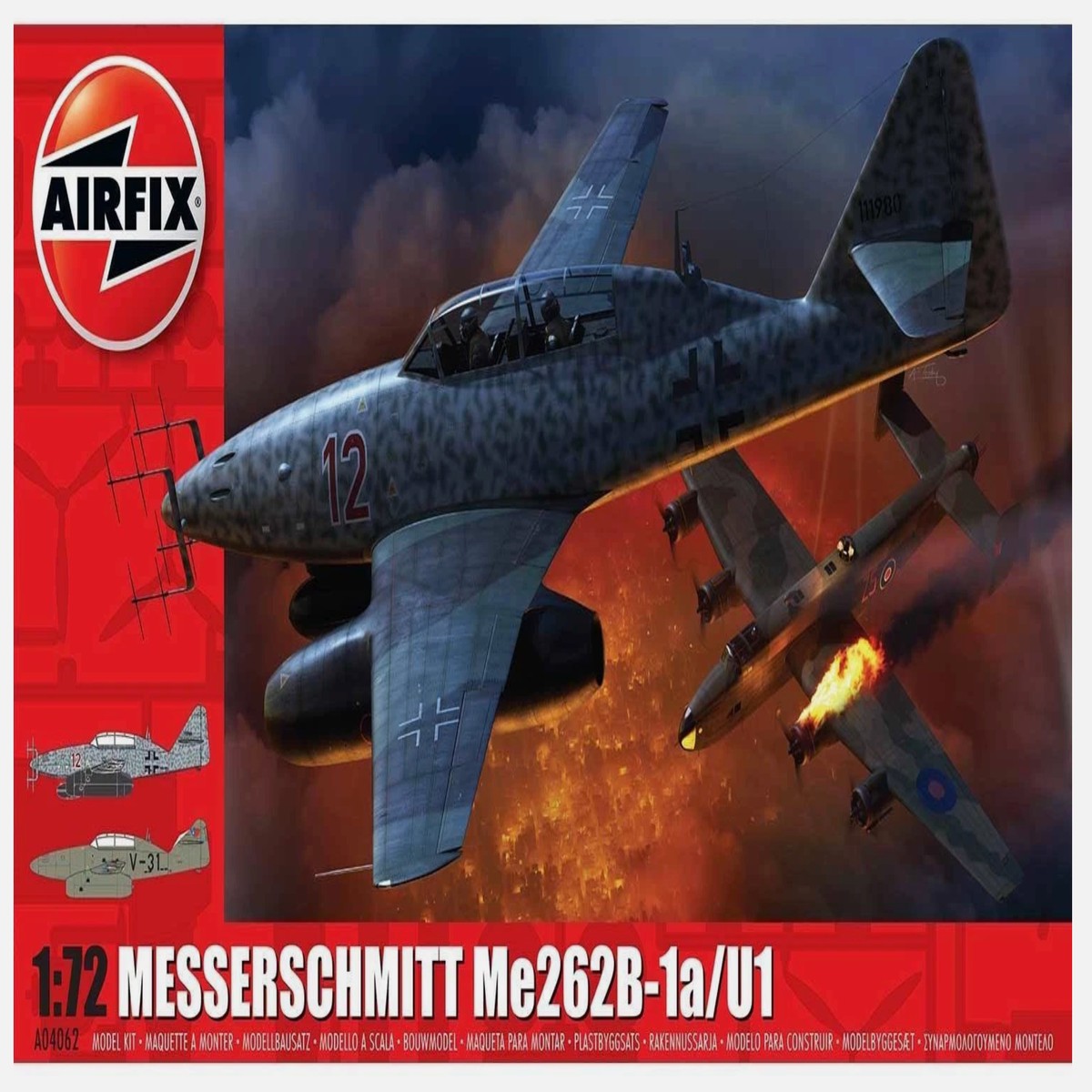 Airfix 1/72nd Messerschmitt Me262B-1a/U1 (To Be Discontinued)