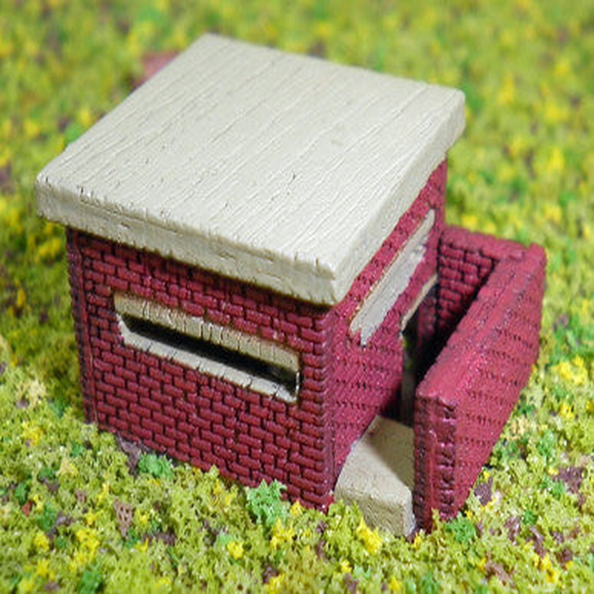 Ancorton Models N Gauge WW II Pill box, N scale laser cut kit