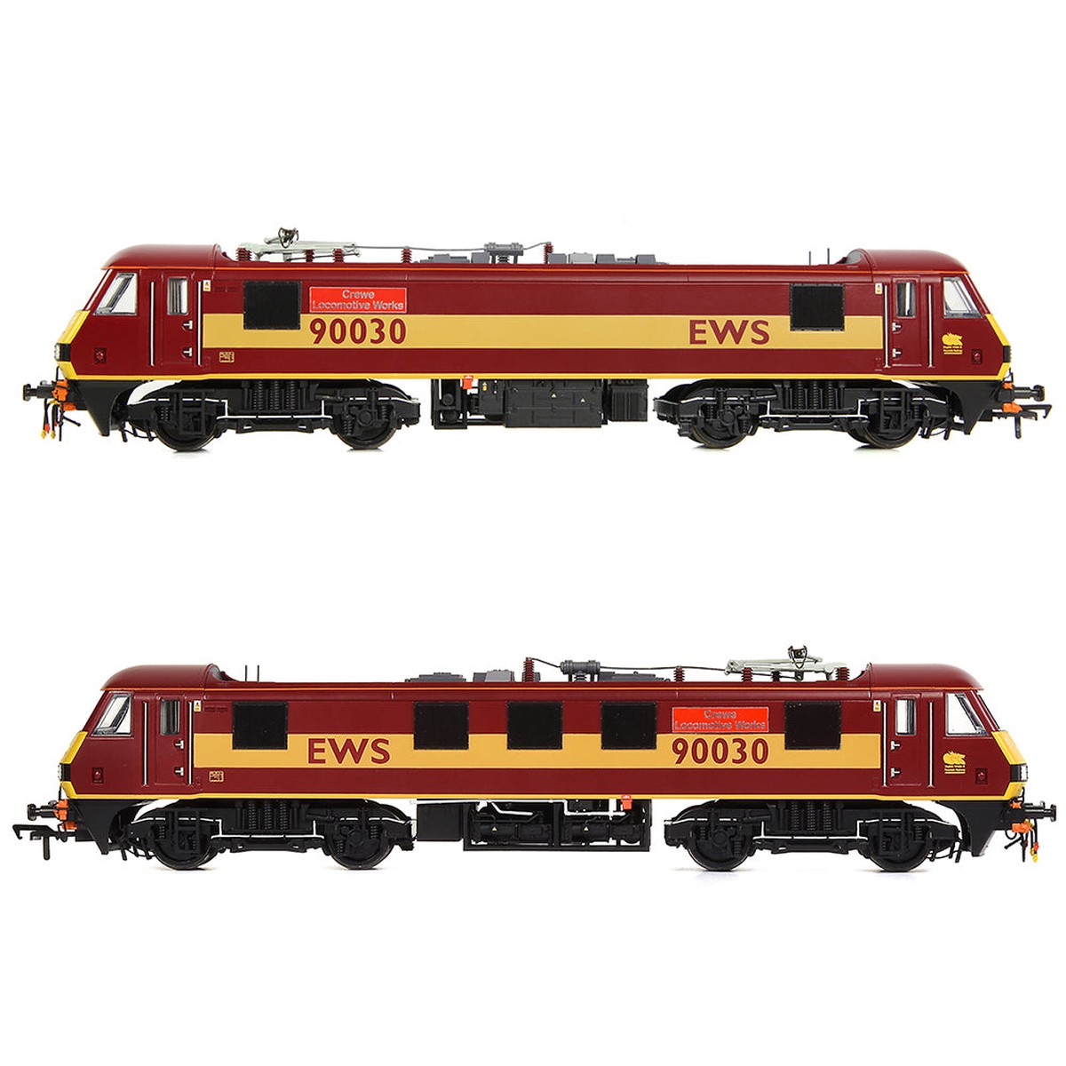Bachmann Class 90 90030 'Crewe Locomotive Works' EWS