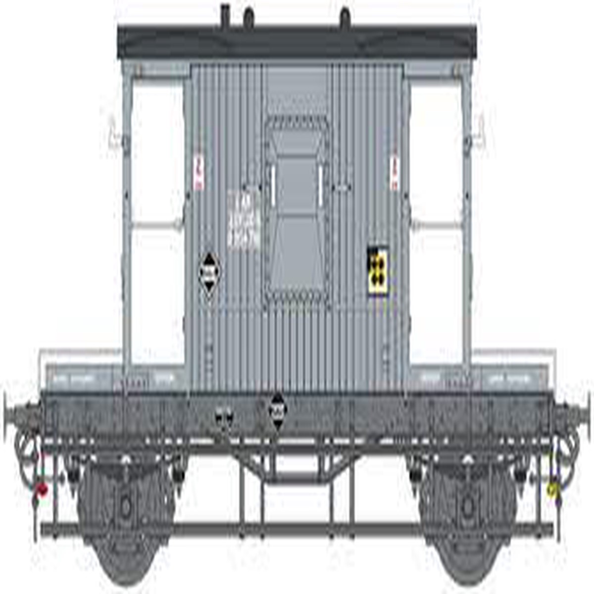 Dapol O Gauge BR 20T Brake Van B954781 Railfreight Grey Coal