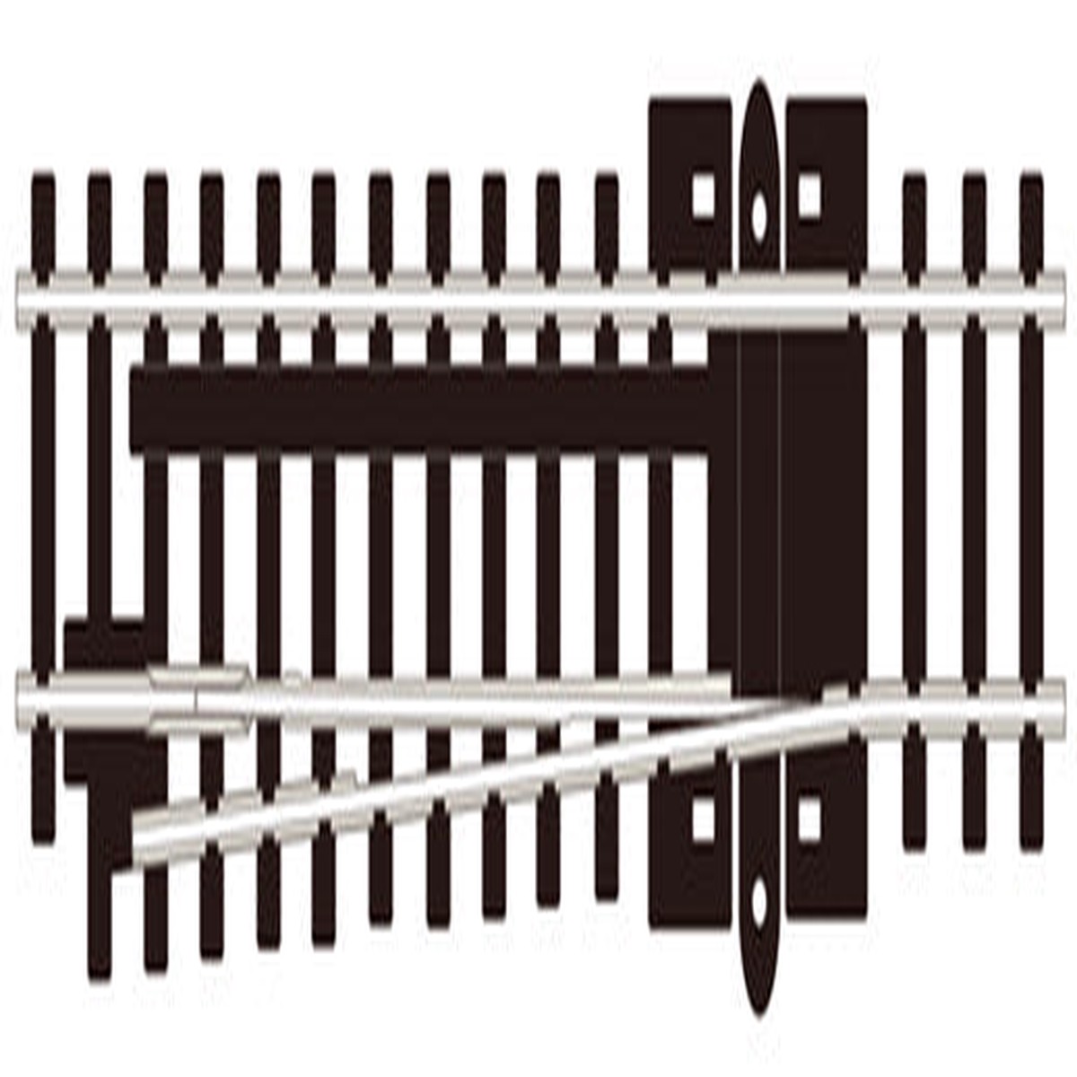 Peco SL-385 Left Hand Catch Point - Code 80 Streamline Track