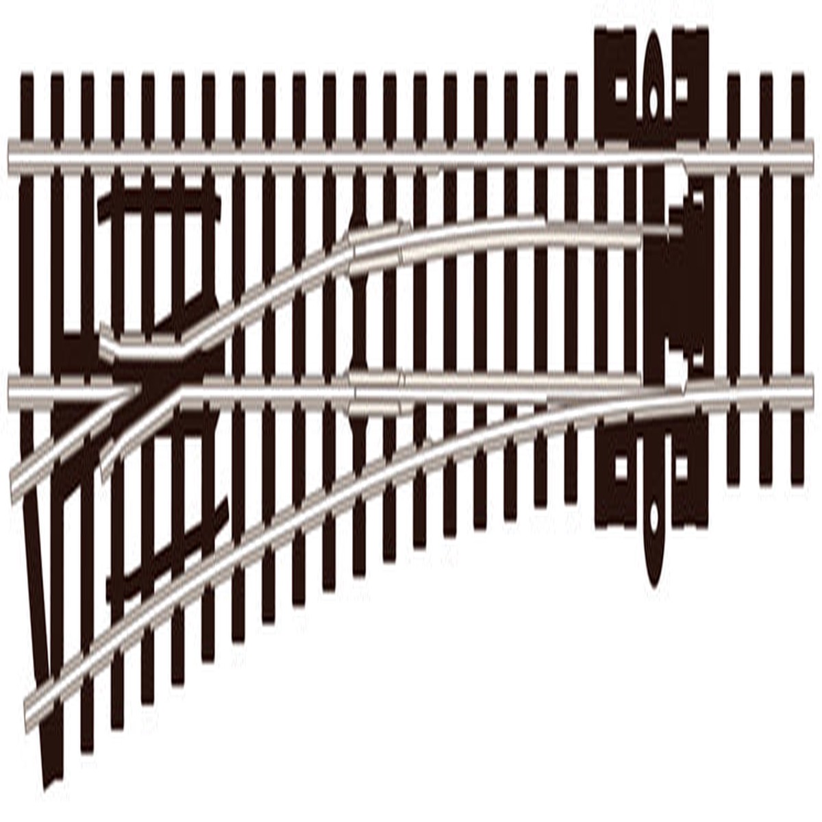 Peco SL-E396 Left Hand Medium Point Electrofrog - Code 80