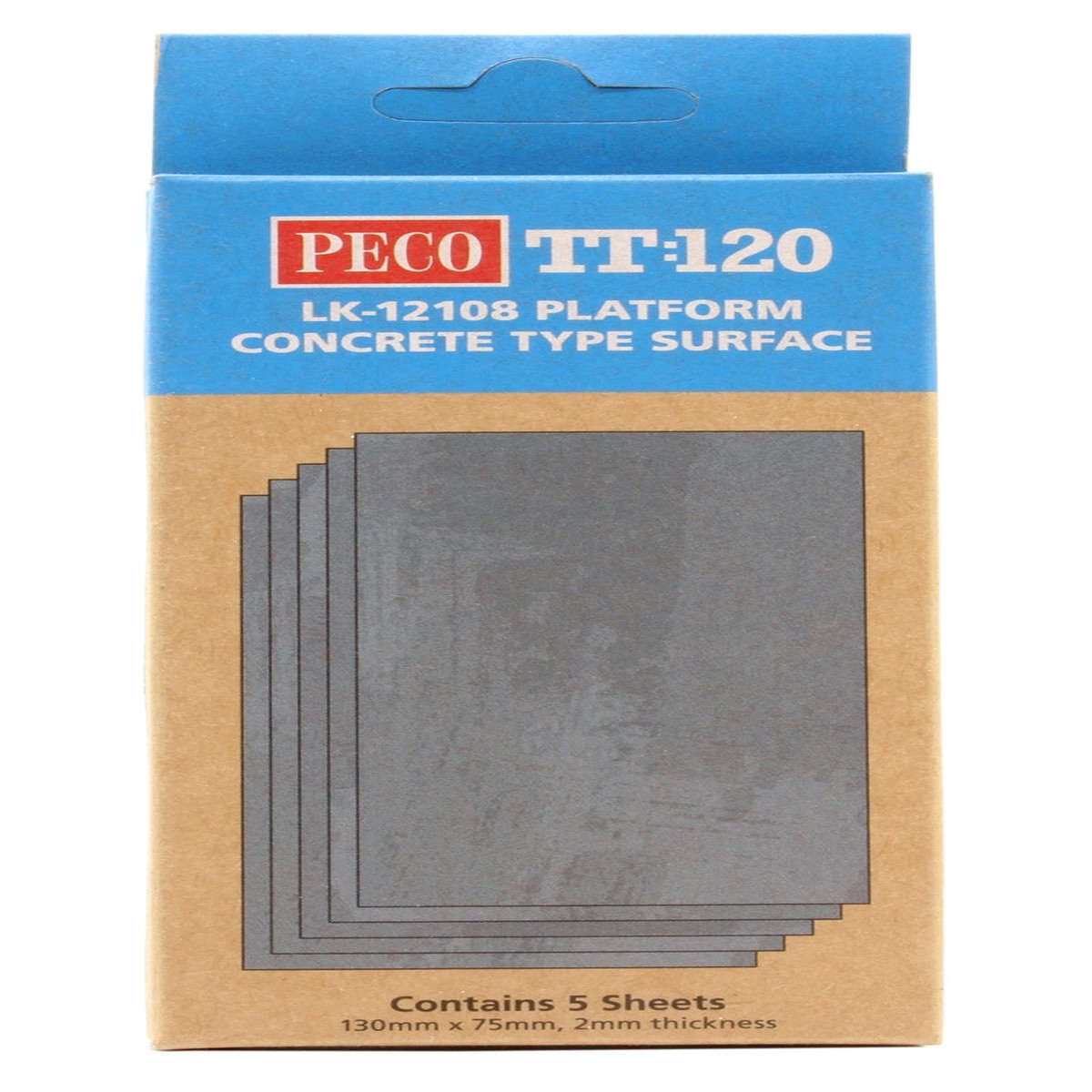 Peco TT Buildings LK-12108 Platform Concrete Surface