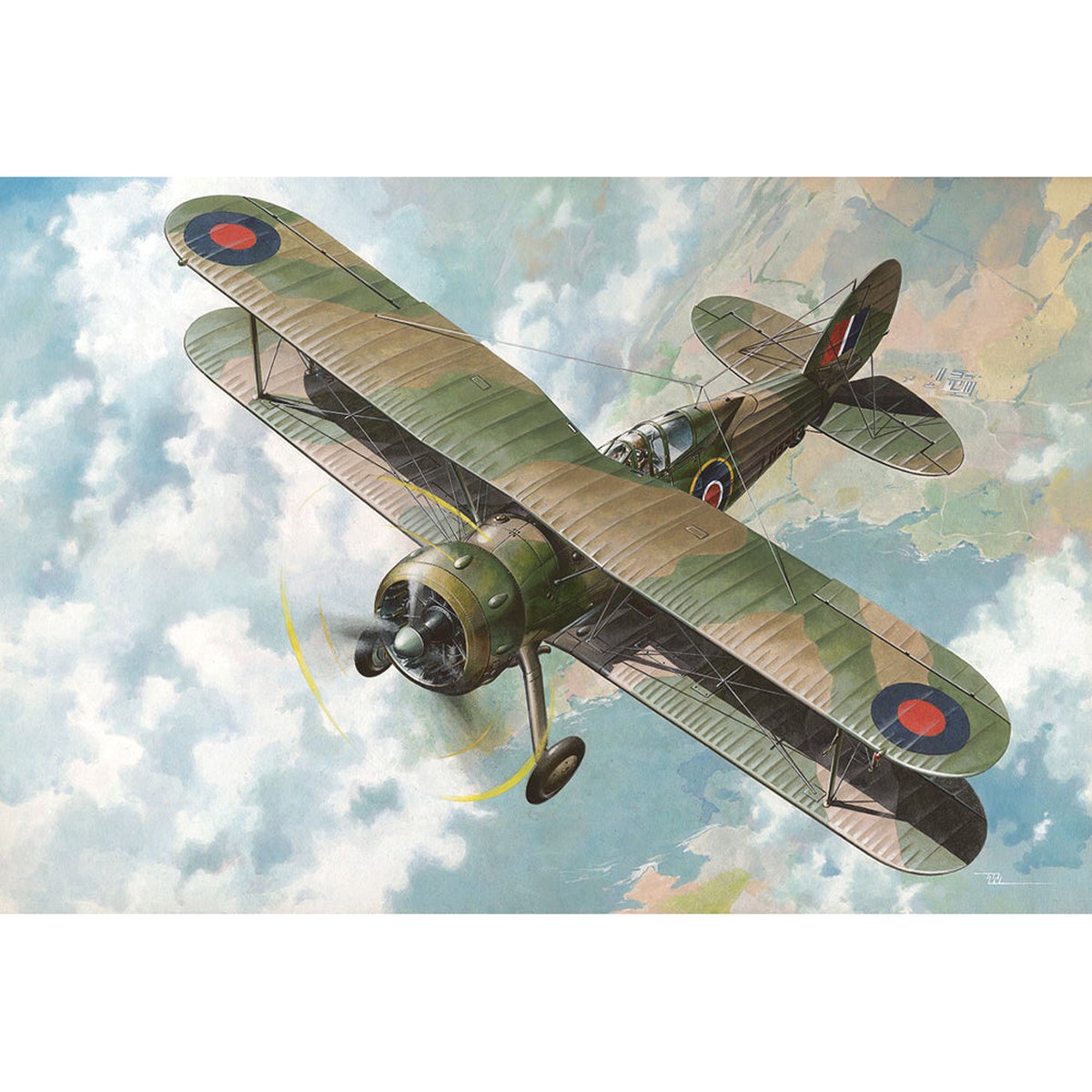 Roden No.438 1/48 scale Gloster Gladiator Mk.II Meteorological
