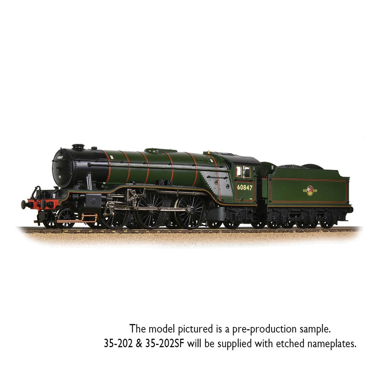 Bachmann Steam LNER V2 60847 'St Peter's School' BR Lined Green (Late Crest)