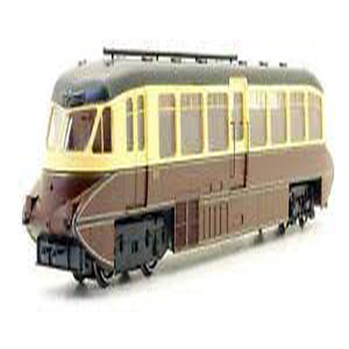 Dapol 00 Gauge Streamlined Railcar W10 BR Lined Chocolate And Cream