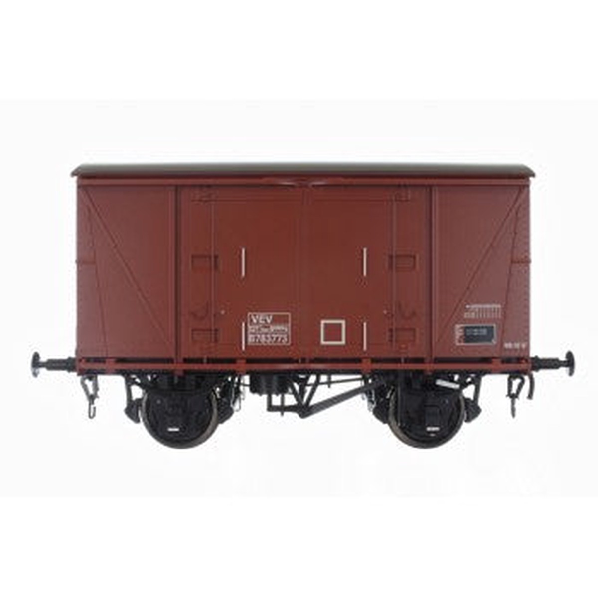 Dapol O Gauge VEA Vanwide 12T Goods Van Freight Brown B 783773