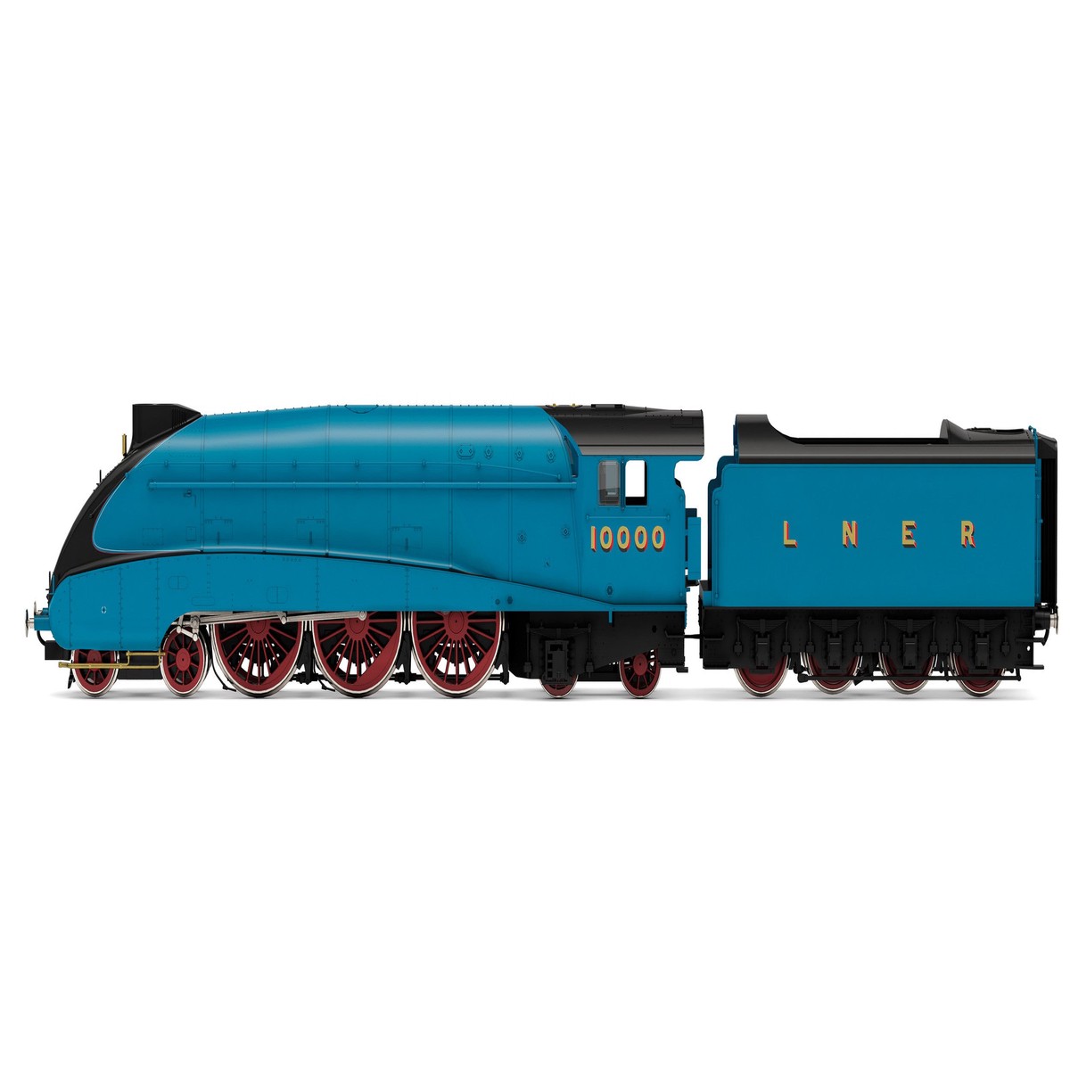 Hornby R3843 LNER, Rebuilt Class W1, 4-6-4, 10000