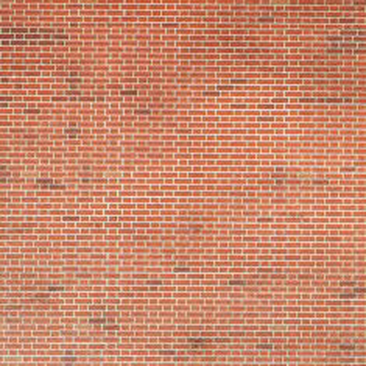 Metcalfe 00 Gauge M0054 Red Brick Sheets