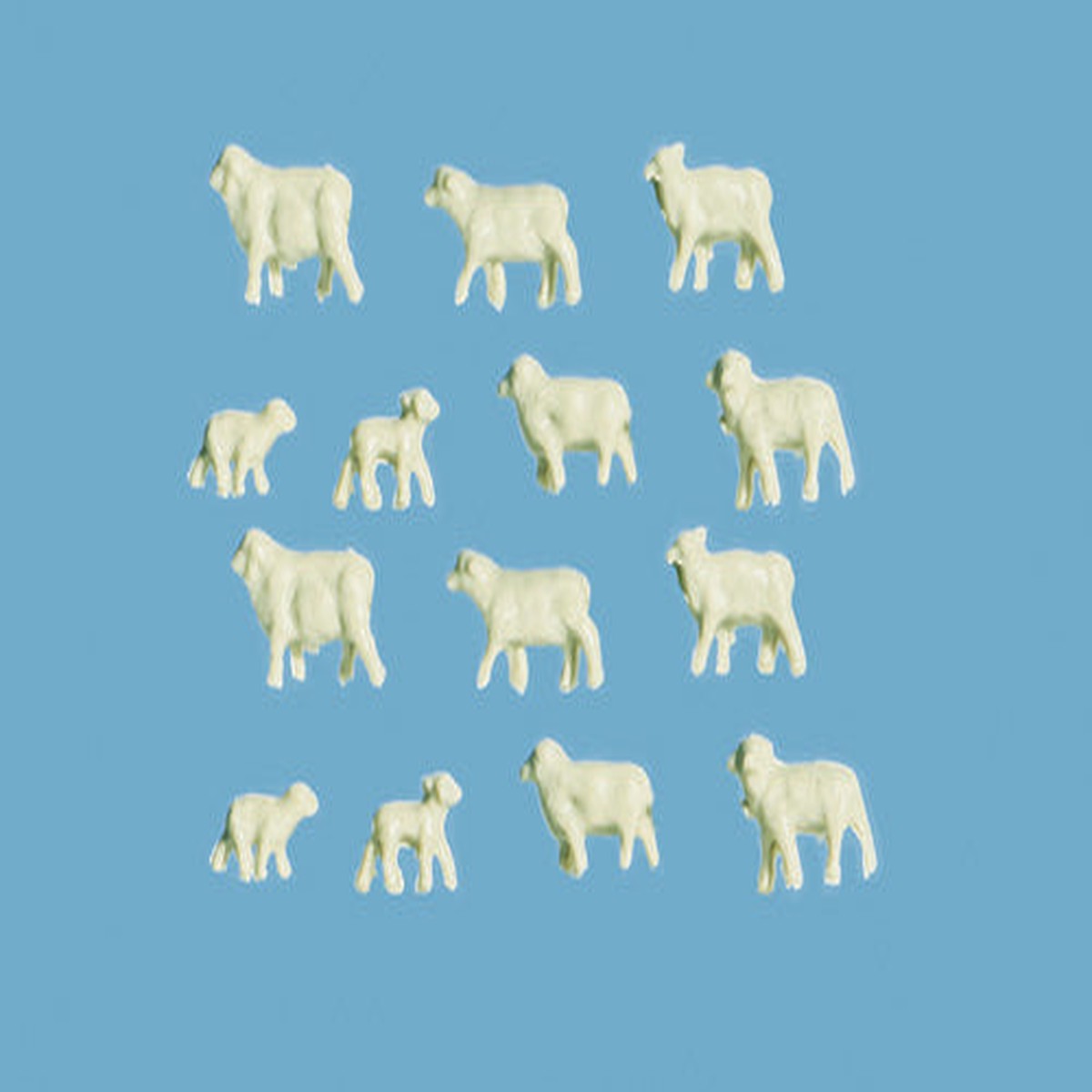Modelscene N Gauge Sheep and Lambs