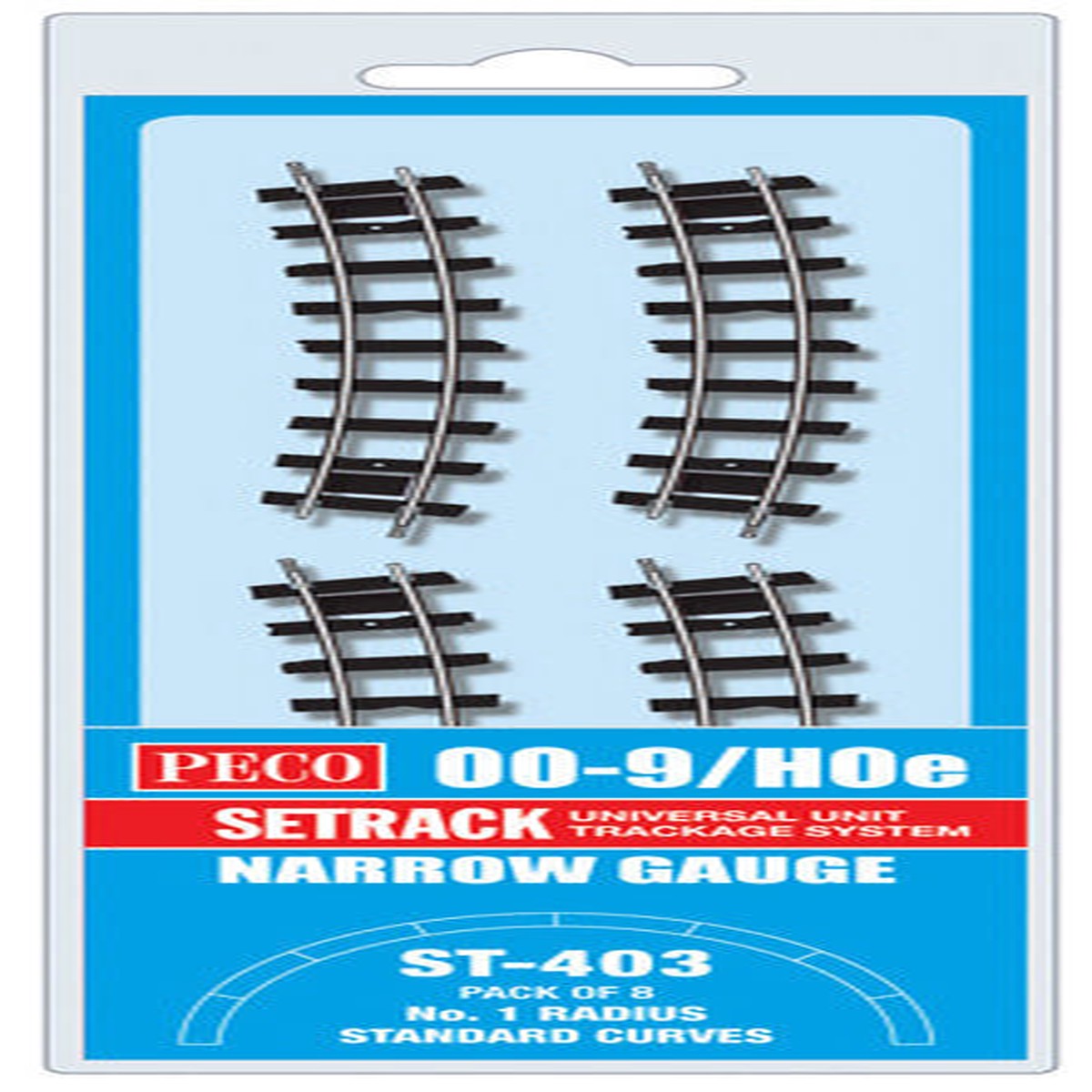 Peco ST-403 Setrack 009 No 1 Radius Standard Curve