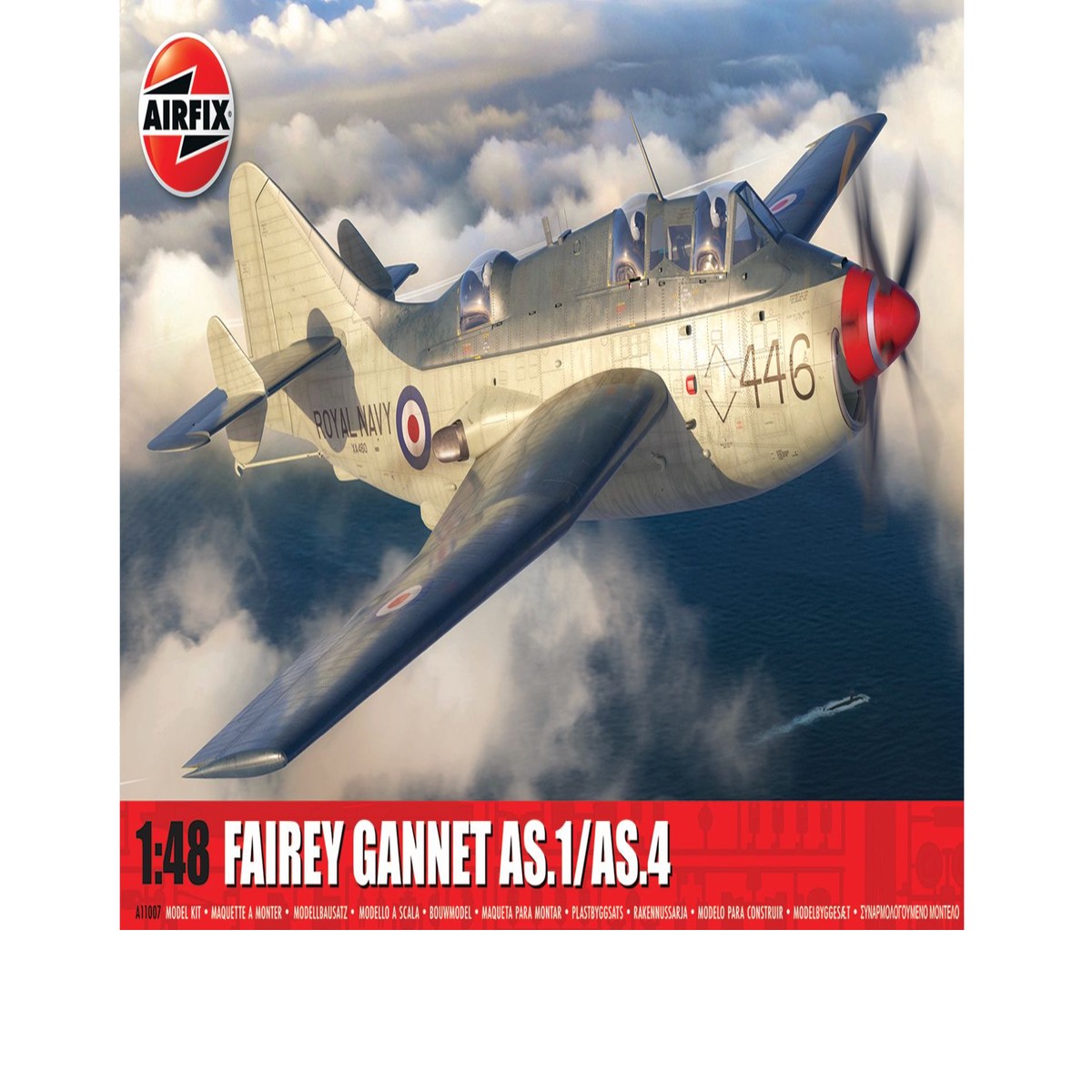 Airfix 1/48 Scale Fairey Gannet AS.1/AS.4 - A11007
