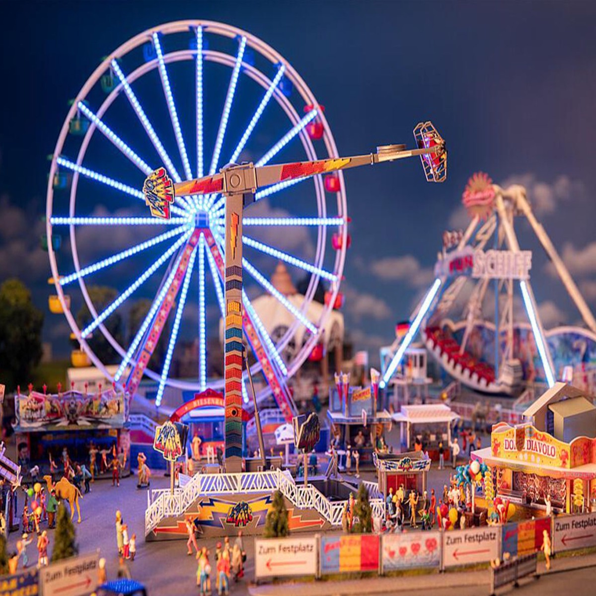 Faller No Limit Fairground Kit with Motor V