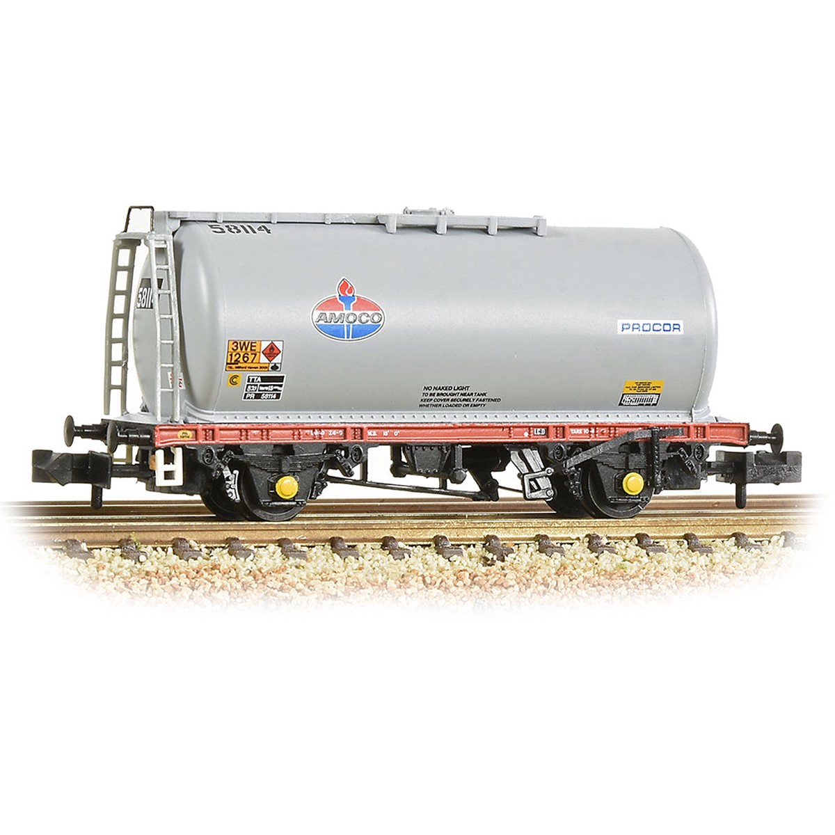 Graham Farish 373-787 BR 45T TTA Tank Wagon 'Amoco' Grey