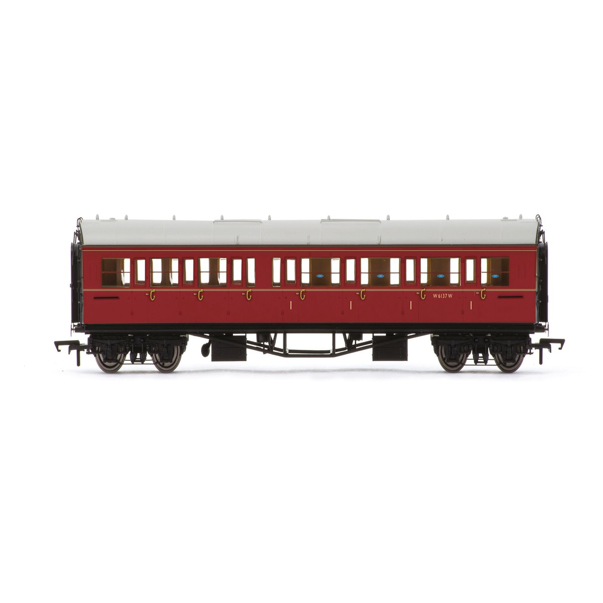 Hornby R4767 Collett Corridor Composite (Right Hand) W6137W in BR Maroon