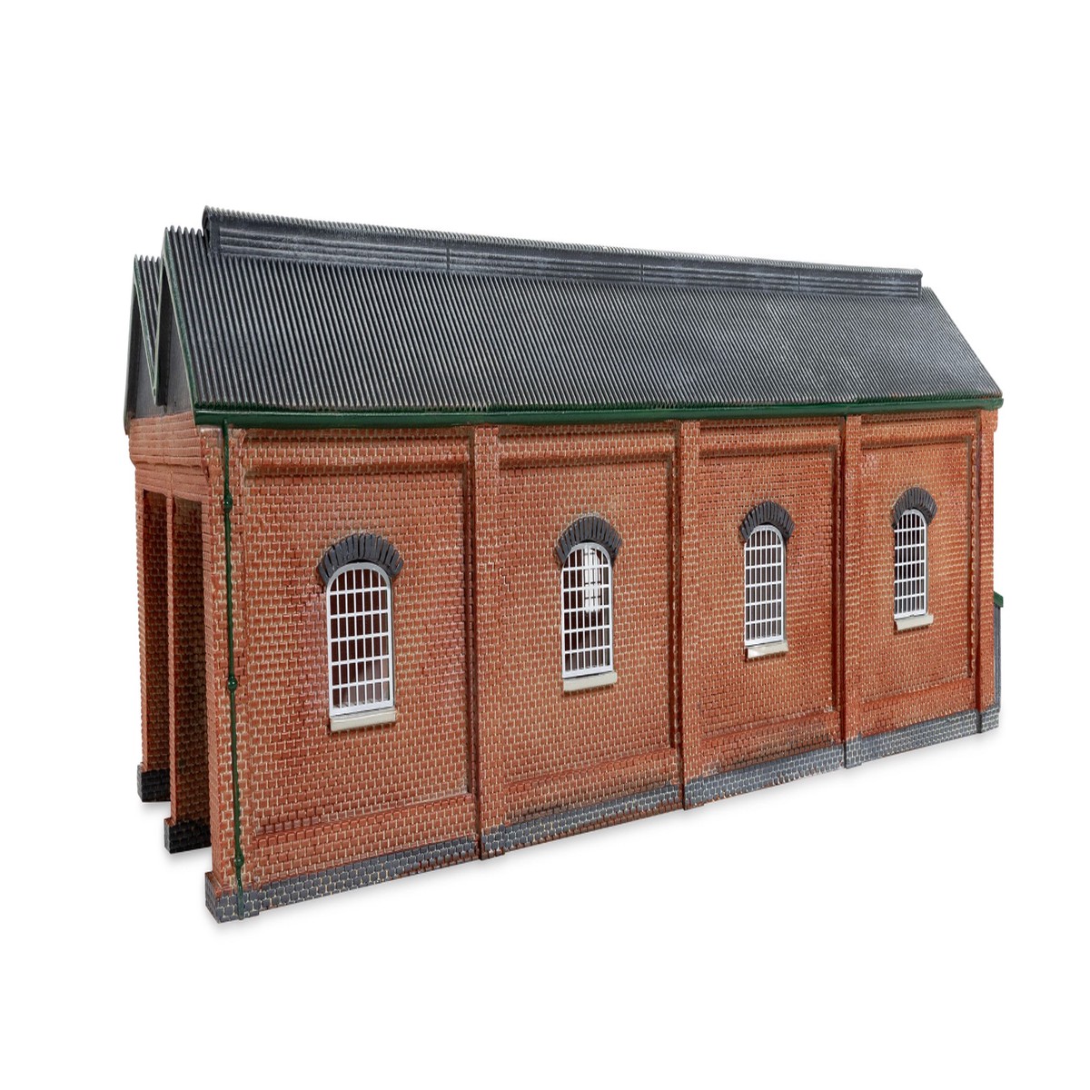 Hornby TT:120 Double Engine Shed - Red Brick Collection - TT9019
