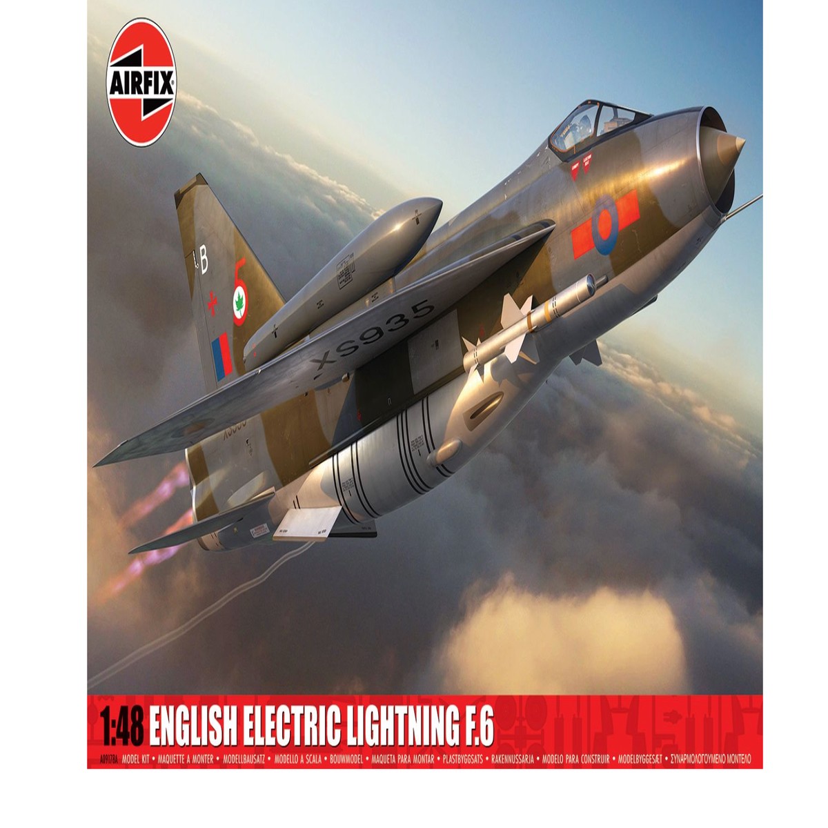 Airfix 1/48 Scale English Electric Lightning F.6 - A09178A