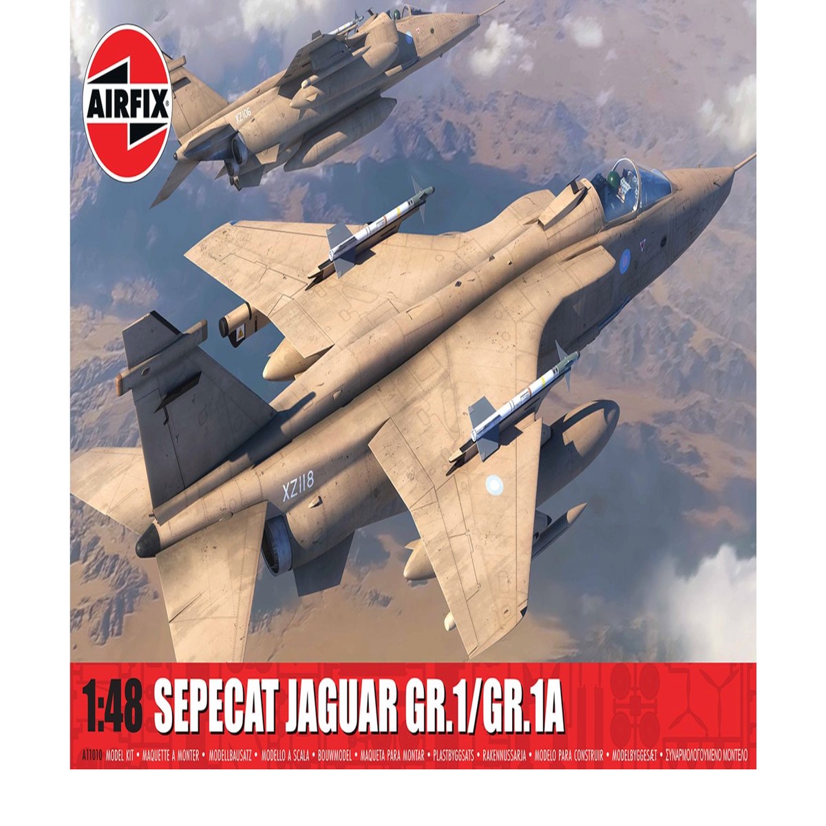 Airfix 1/48 Scale SEPECAT Jaguar GR.1/GR.1A - A11010