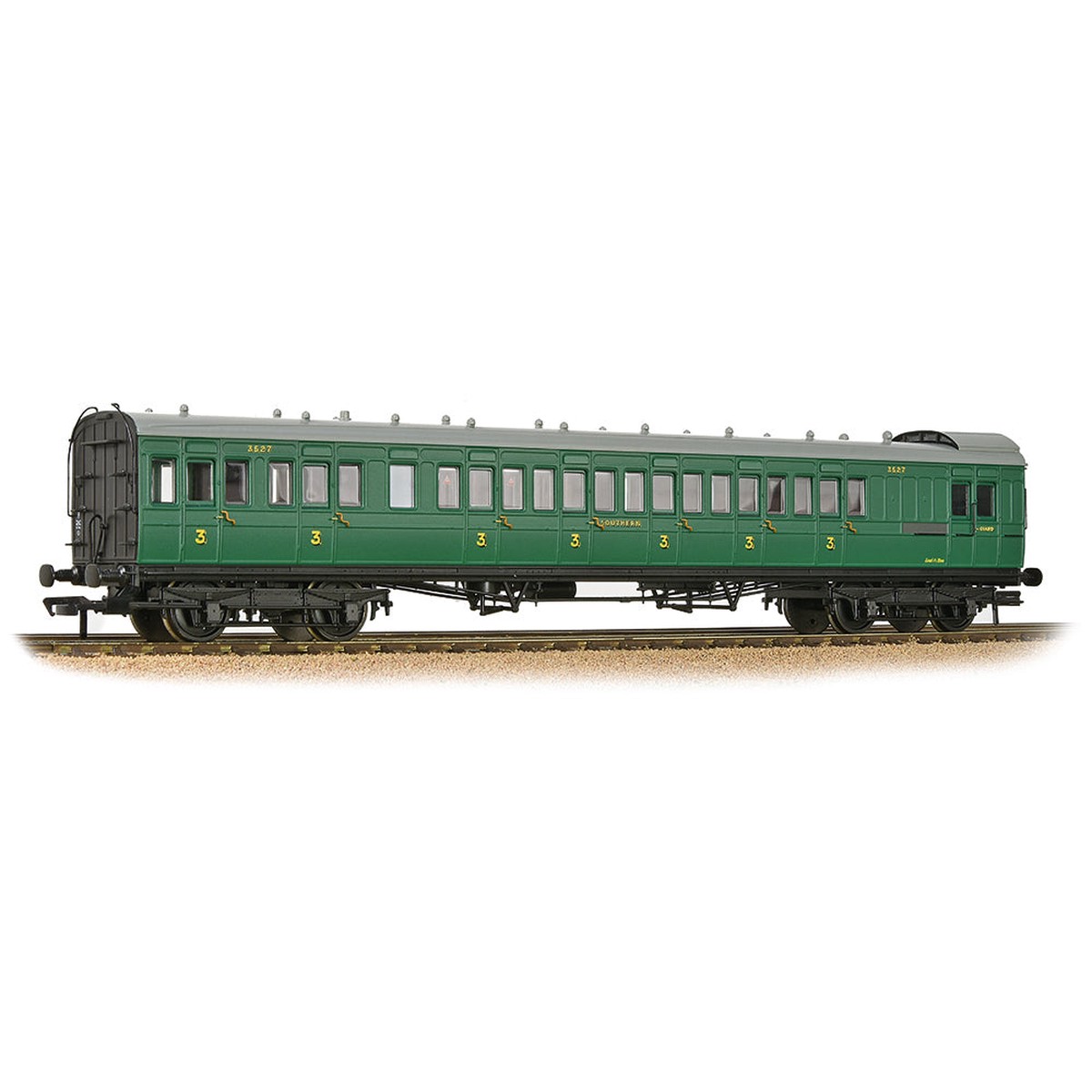 Bachmann SE&CR 60ft Birdcage Brake Third Lavatory SR Malachite Green