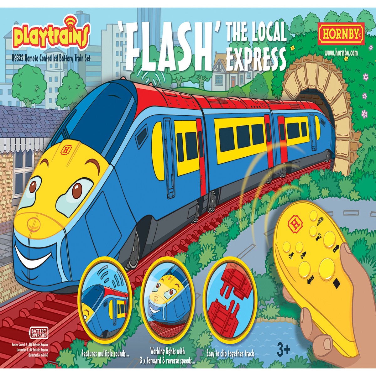 Hornby Playtrains Flash The Local Express Remote Controlled Battery Train Set