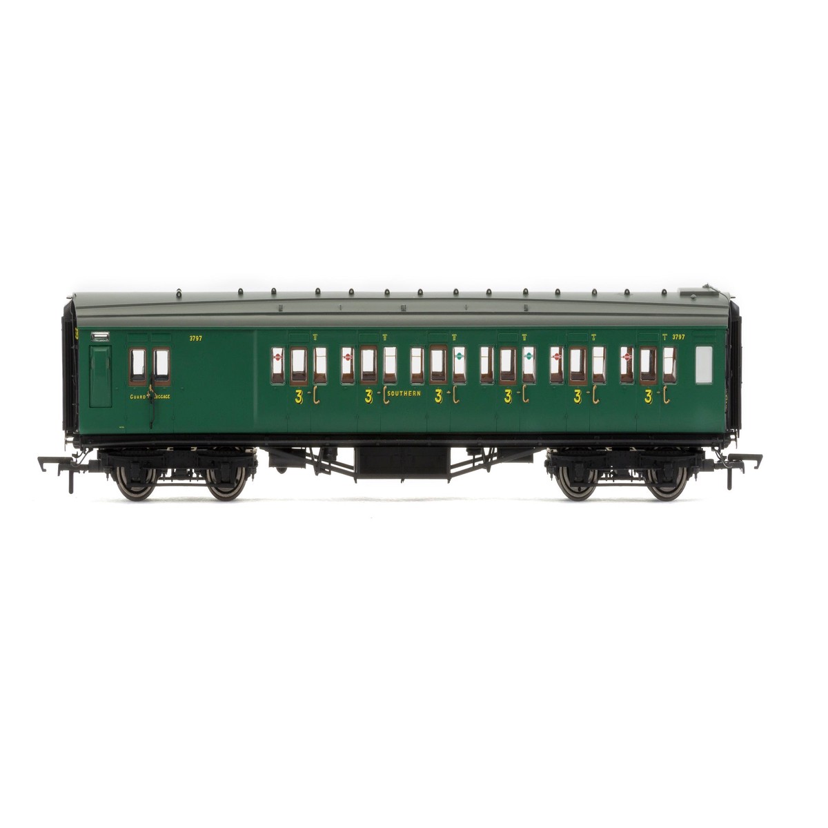 Hornby R4736 SR Maunsell 6 Compartment Third Class Brake Coach