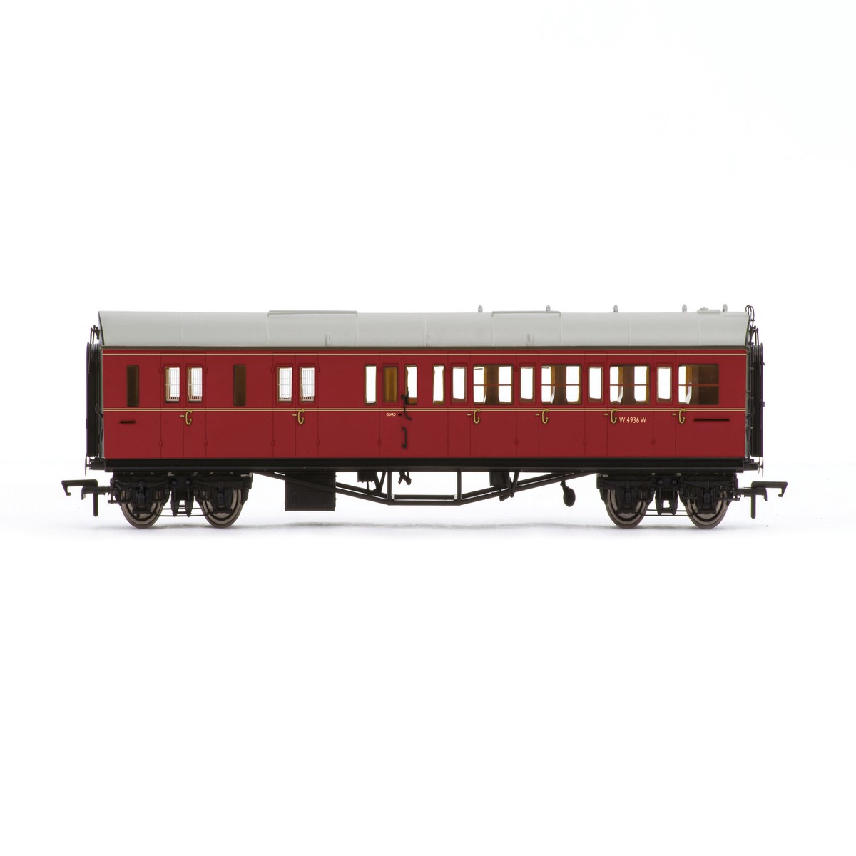 Hornby R4765 Collett Corridor Brake Third (Left Hand) W4936W in BR maroon