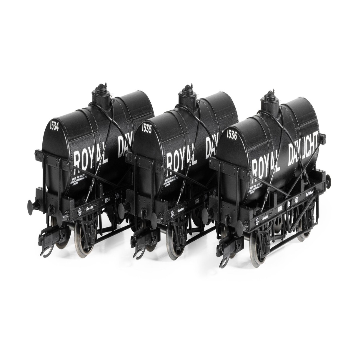 Hornby TT:120  Royal Daylight - 12T Tank Wagon - Triple Pack TT6046