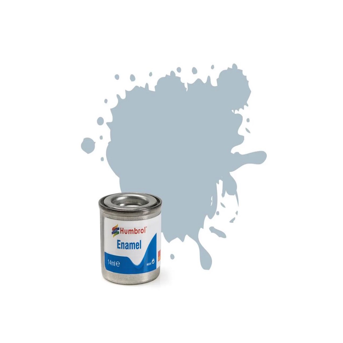 Humbrol 127 - Satin US Ghost Grey Enamel Paint 14ml