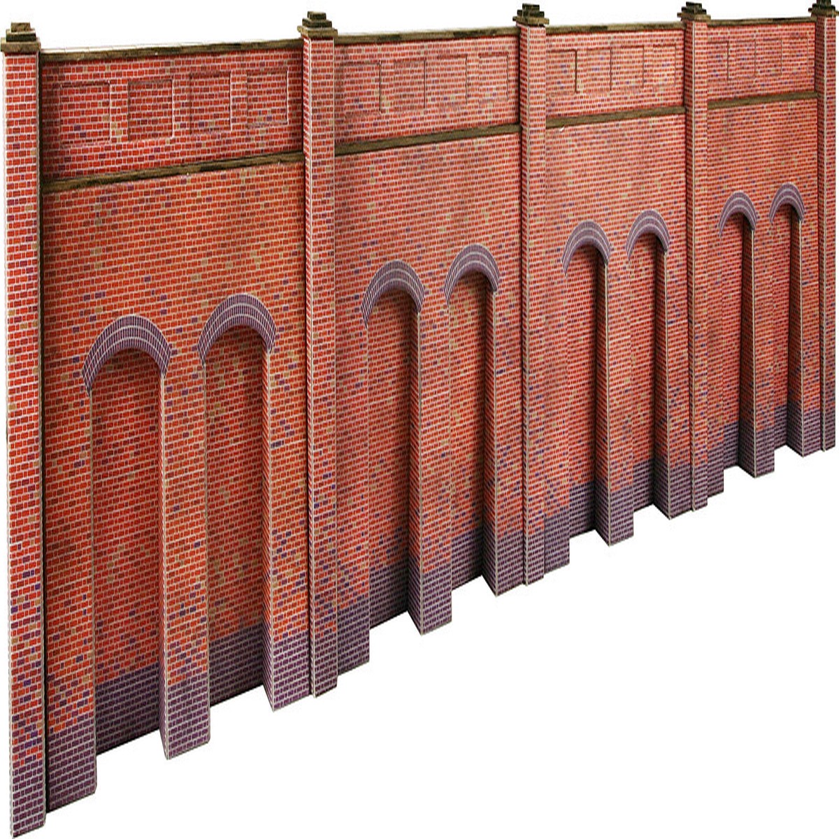 Metcalfe 00 gauge PO244 Retaining Wall In Red Brick