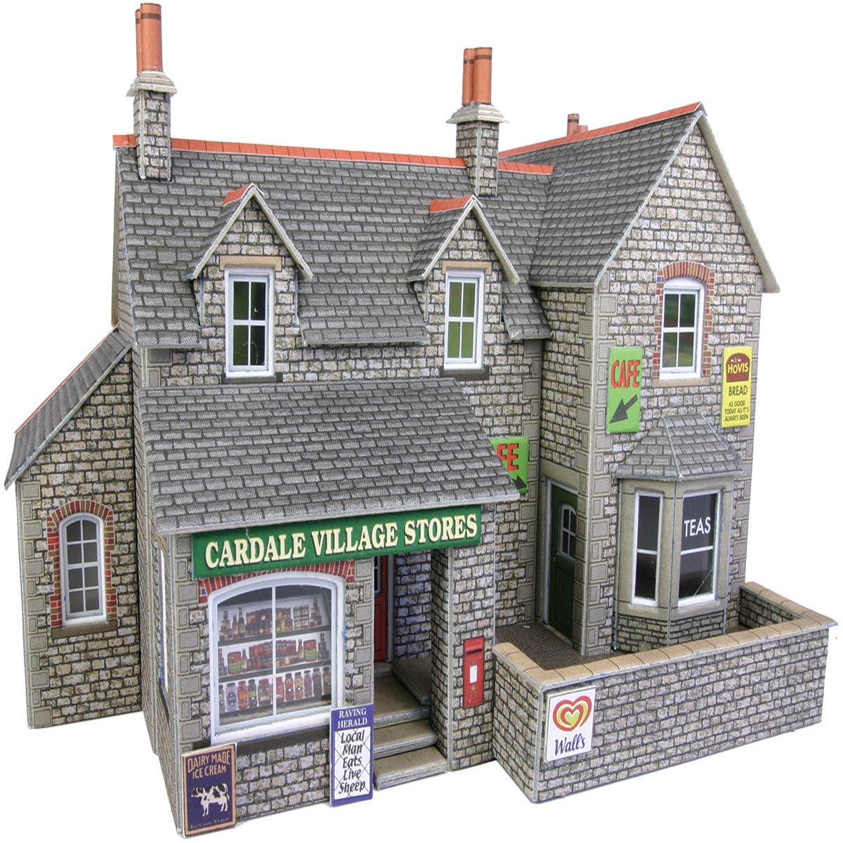 Metcalfe 00 Gauge PO254 Village Shop & Cafe
