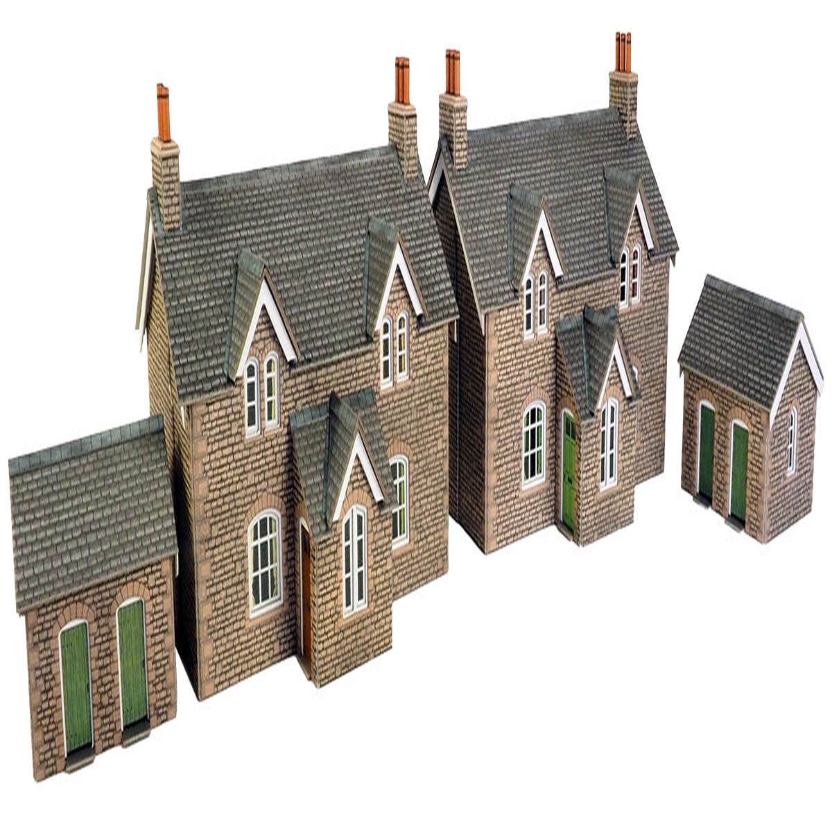 Metcalfe 00 Gauge PO255 Workers Cottages