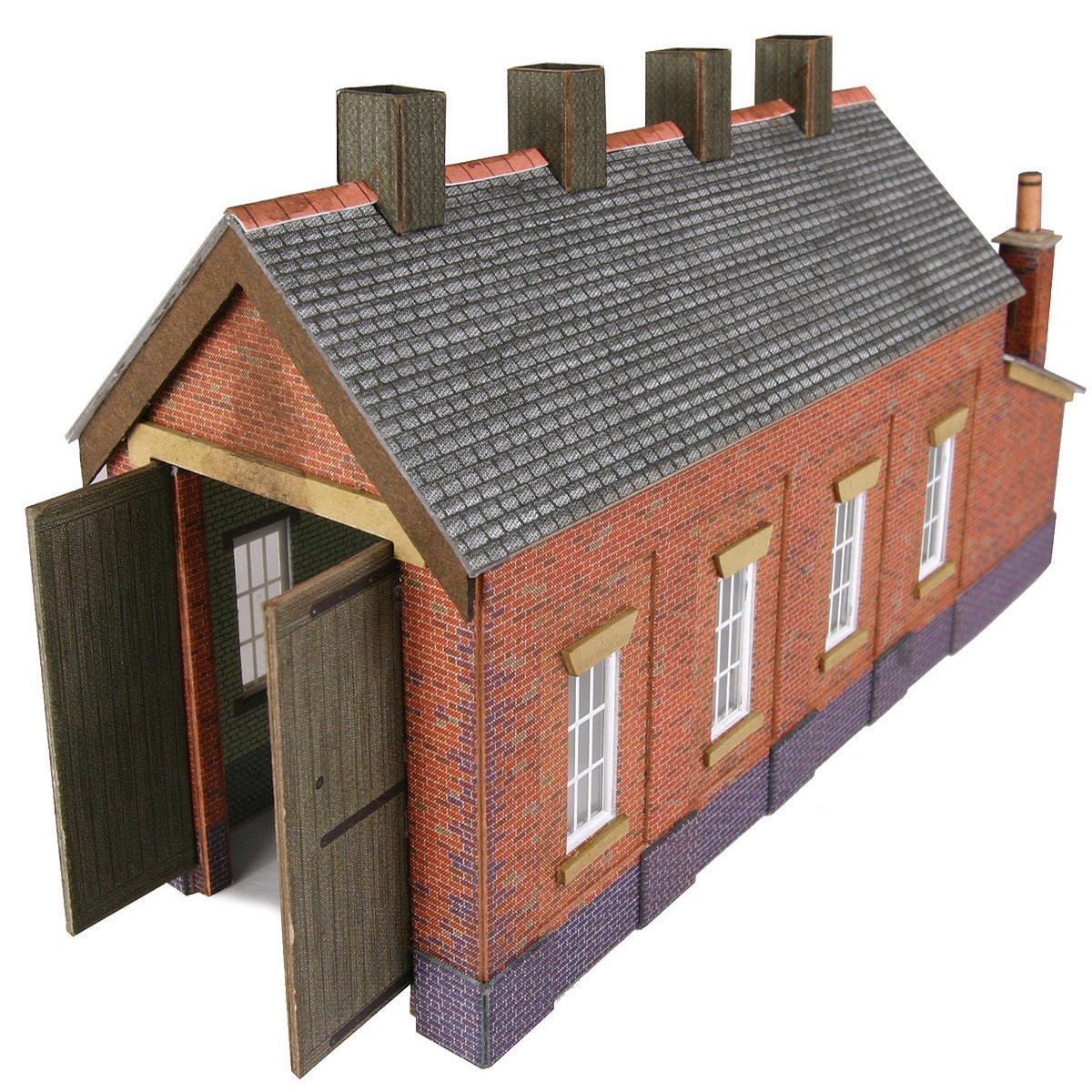 Metcalfe N Gauge PN931 Red Brick Single Track Engine Shed