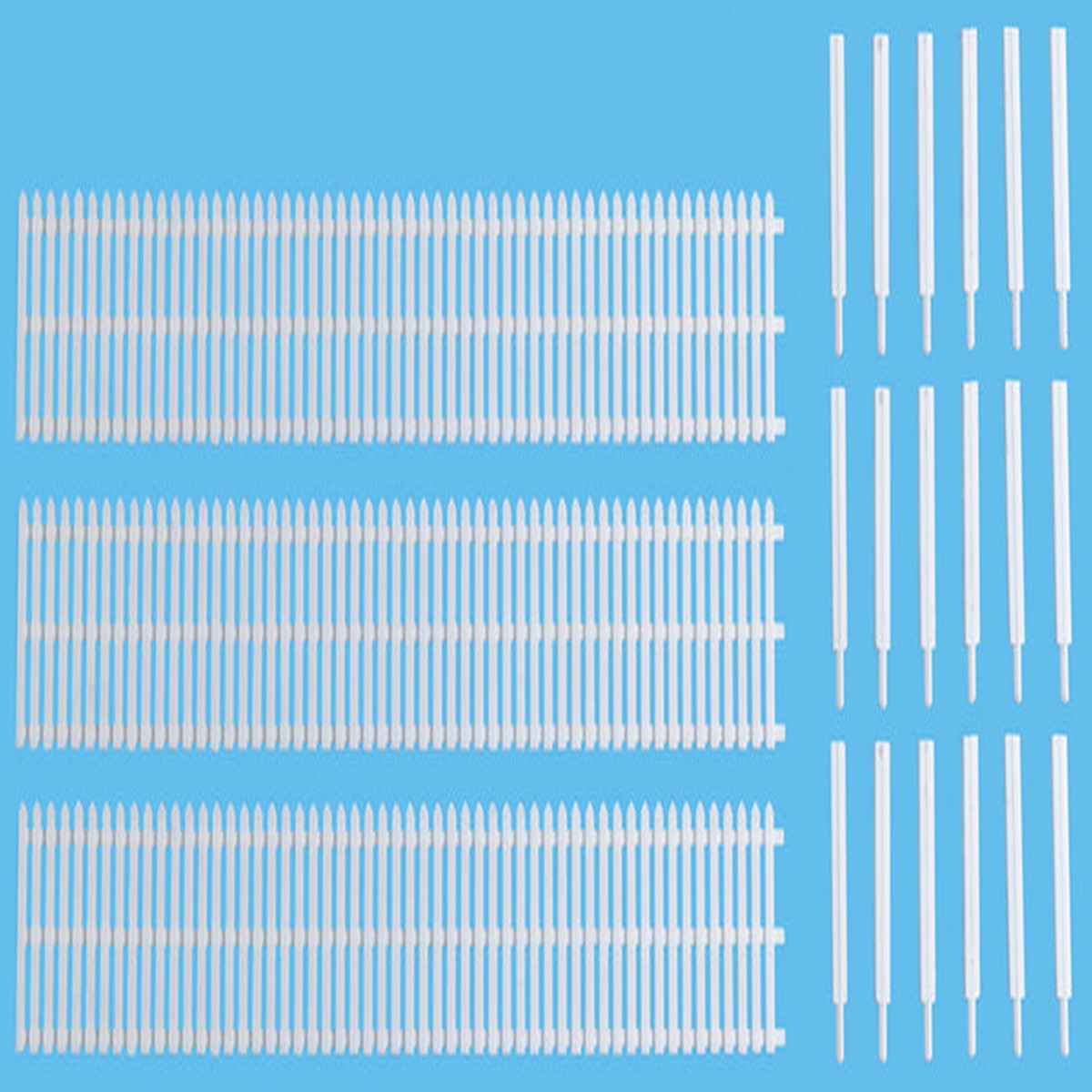 Peco Lineside Kits, LK-740 O Gauge Station Fencing - Picket Type