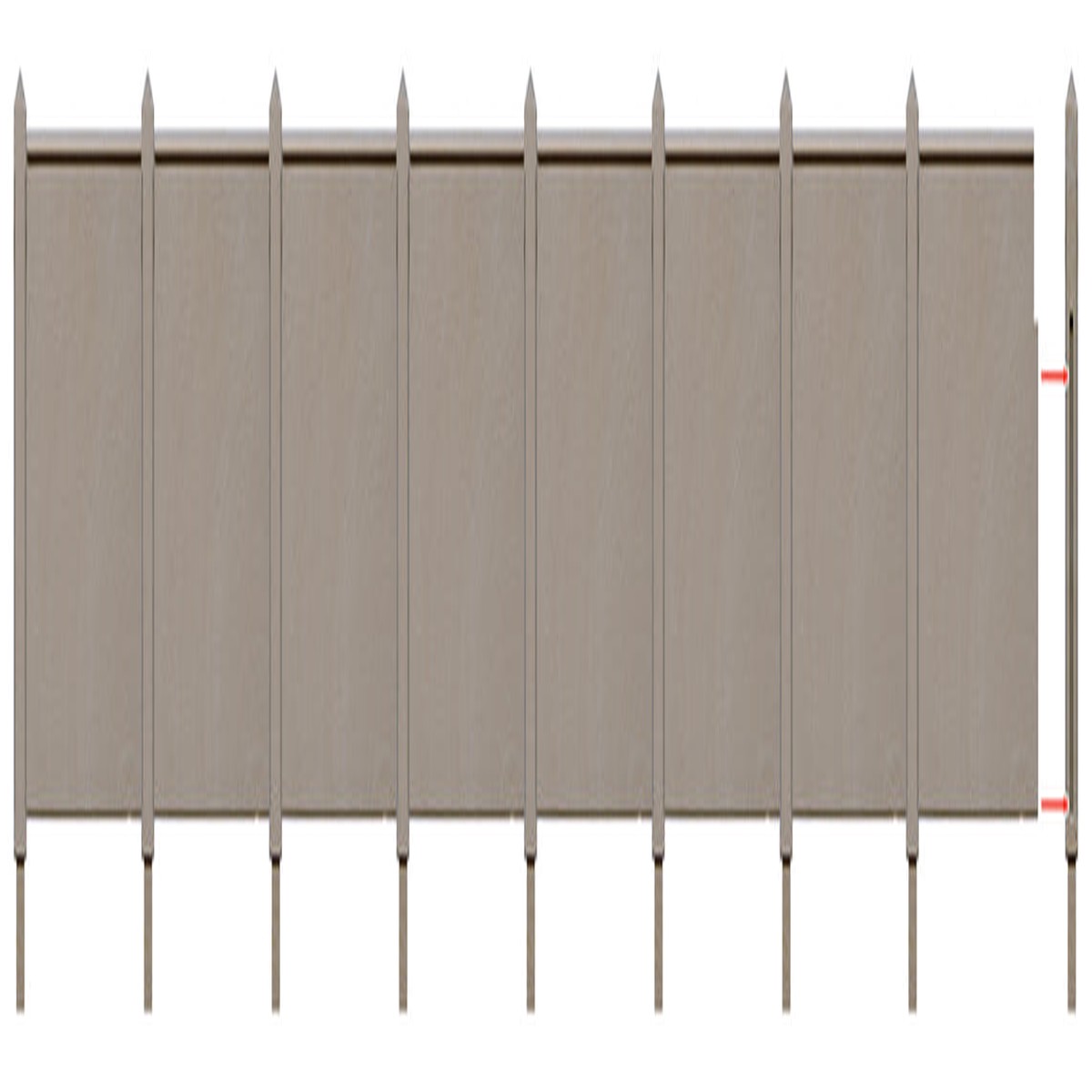 Peco Lineside Kits, LK-744 O Gauge Concrete Fencing SR Type