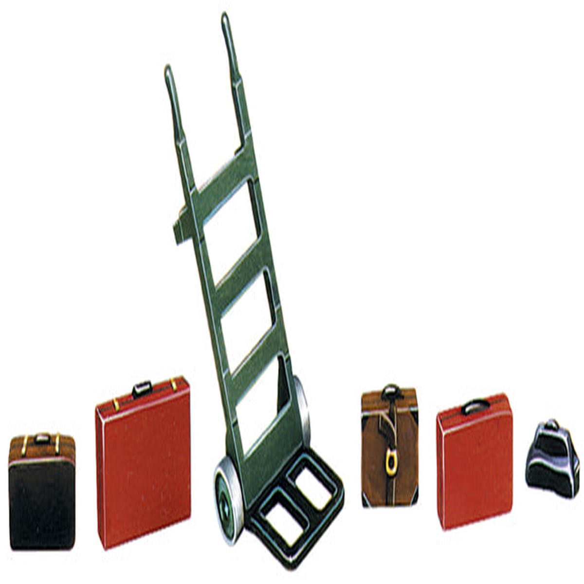 Peco Lineside Kits, LK-752 O Gauge Porters Trolley & Luggage  Discontinued